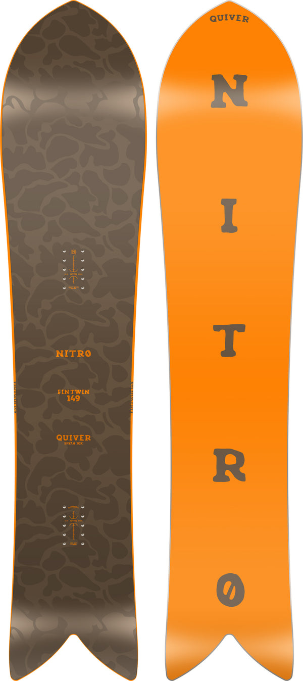 NITRO Fintwin 150cm 2019 パウダーボード 2026 NITRO FINTWIN SNOWBOARD – rudeboys