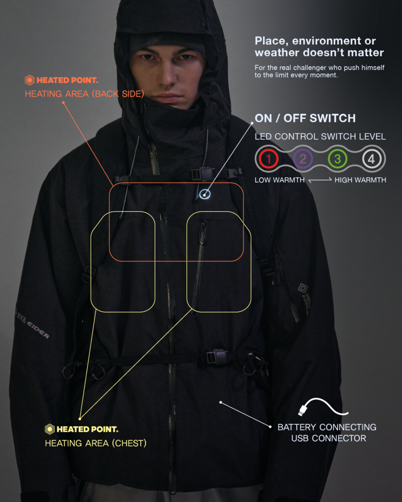 スノーボード dimito x eider goretex M 2024 DIMITO GTX (VTX X EIDER) TEMP JACKET – rudeboys