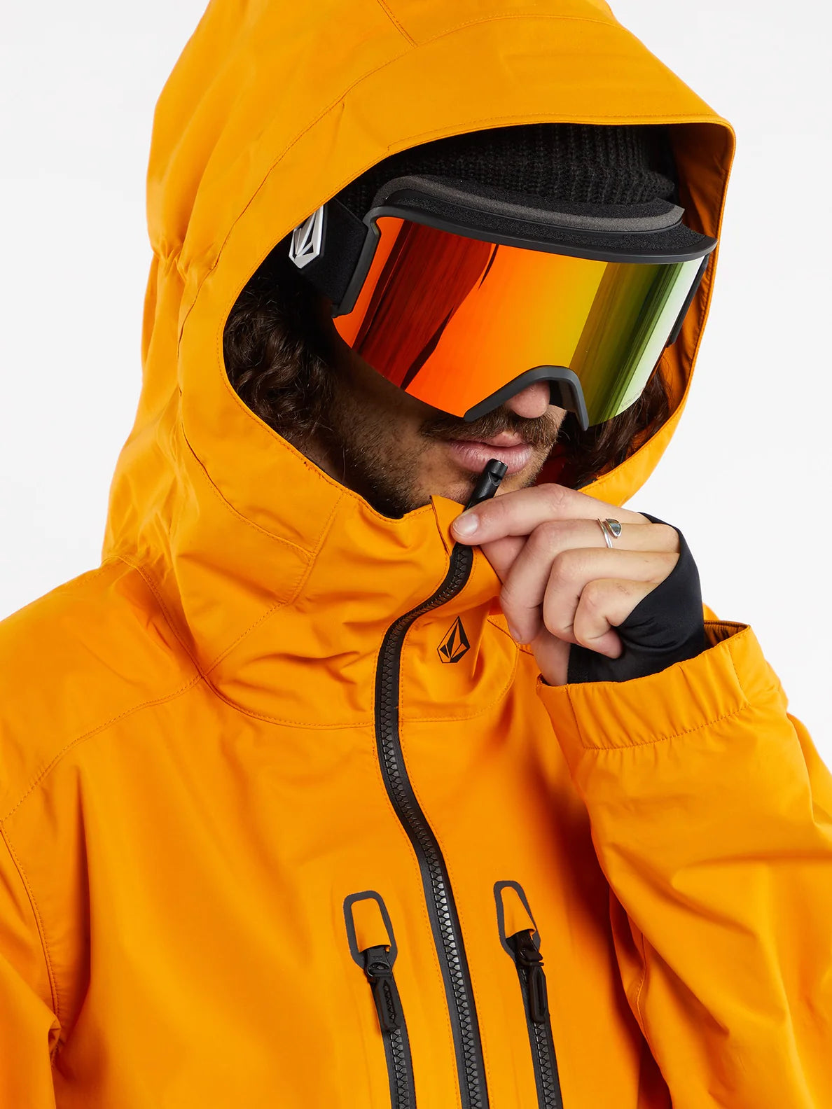 Yellow gore top tex jacket