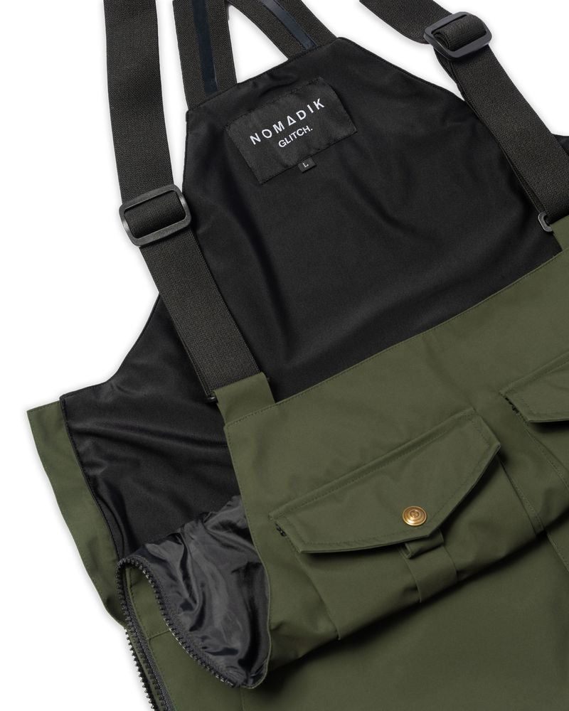 NOMADIK 777 RAY BIB PNT GREEN Lサイズ 日本正規品 スノーボード ウェア ビブパンツ ノマディック NOMADIK 777
