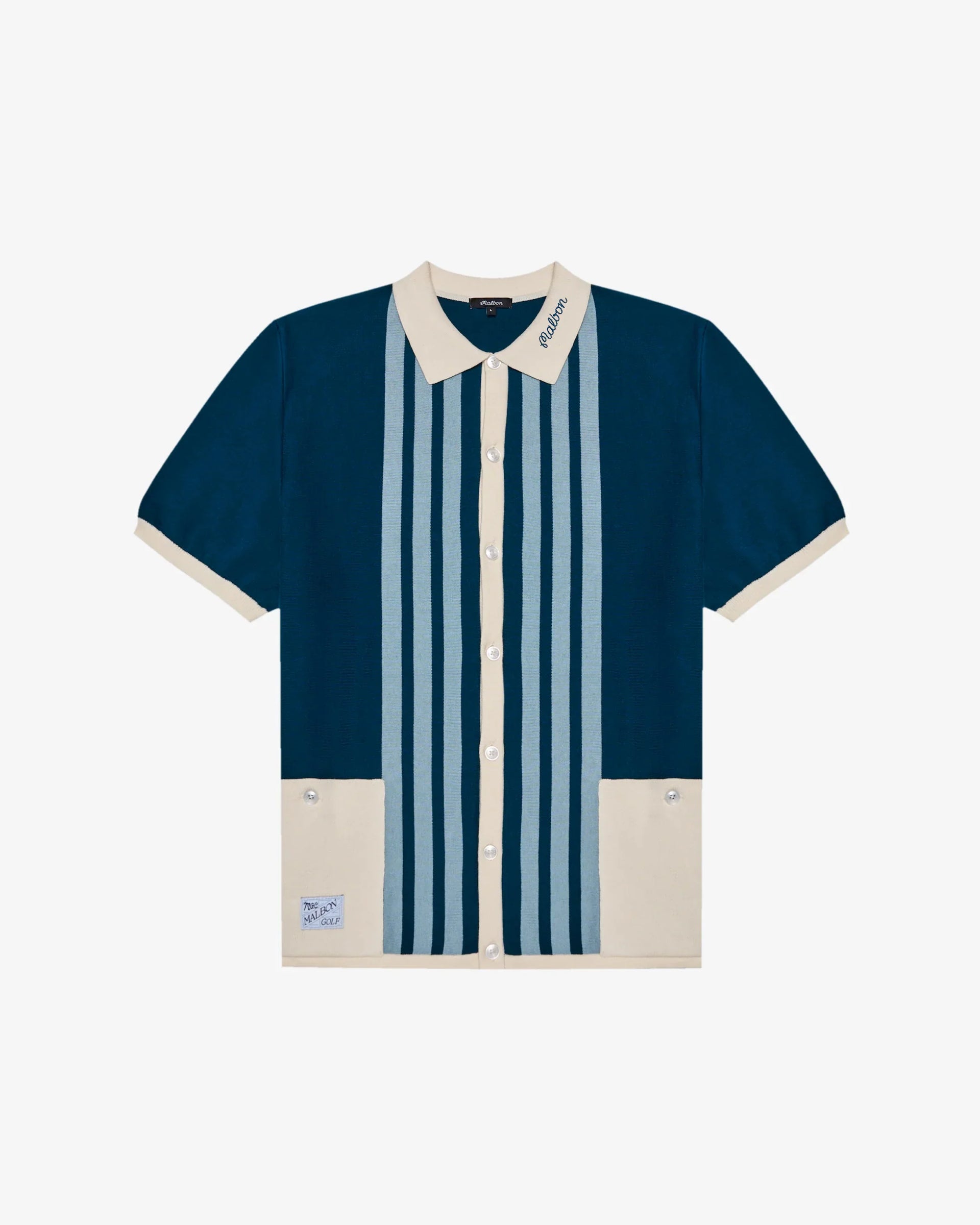 2025 MALBON GABBIANO KNIT BUTTON UP – rudeboys